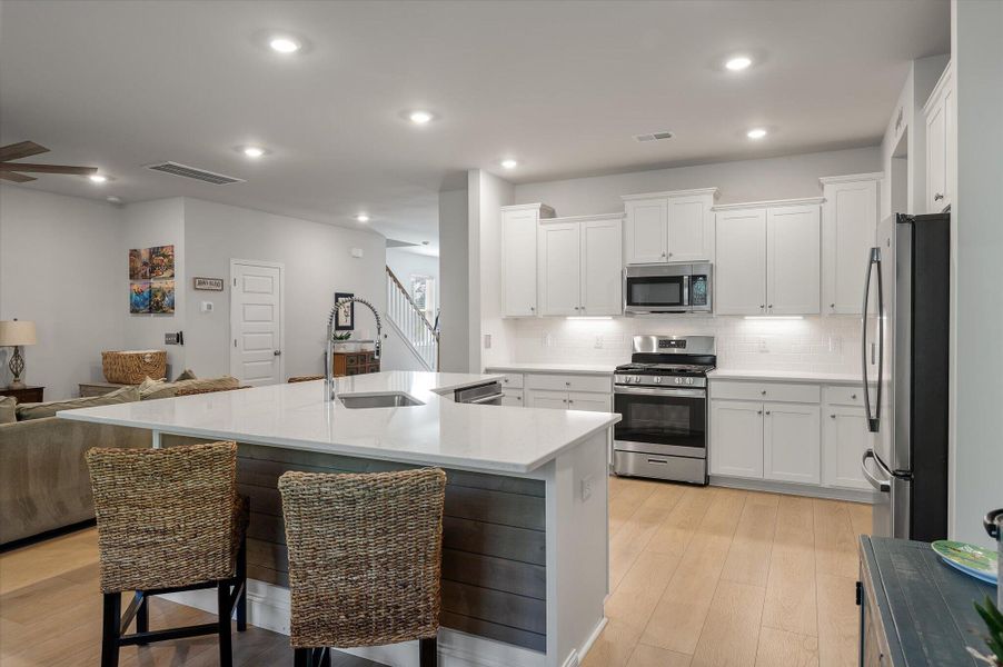 Furnished interior view inside a new home in , Johns Island (Image 37).