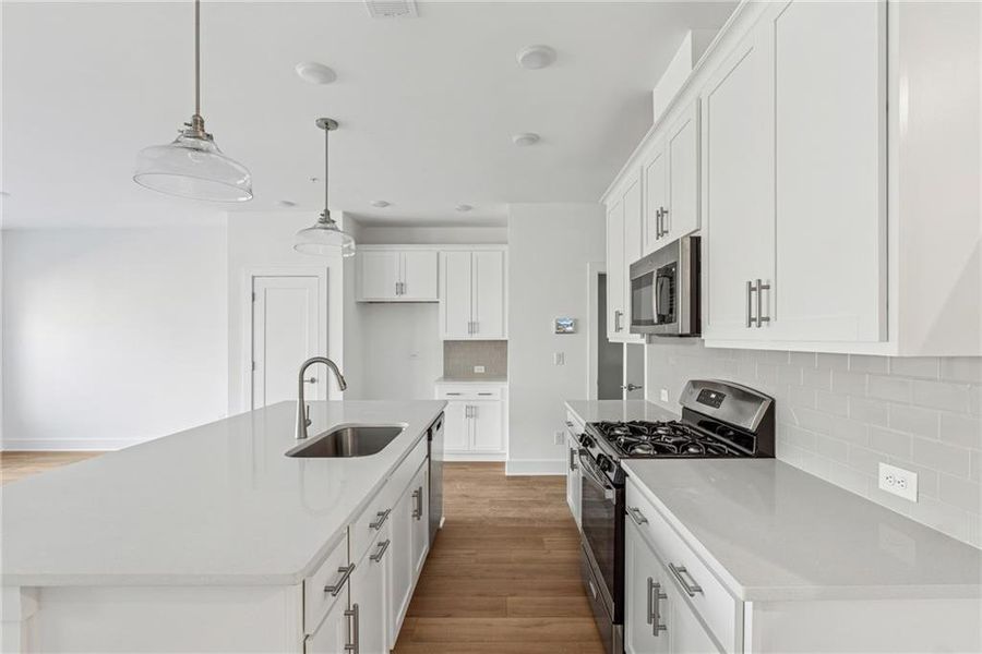 Furnished interior view inside a new home in Grandview Terrace, Canton (Image 6).