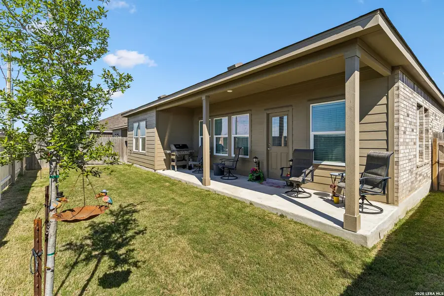 Exterior details and patio area of a home in Navarro Ranch, Seguin (Image 3).