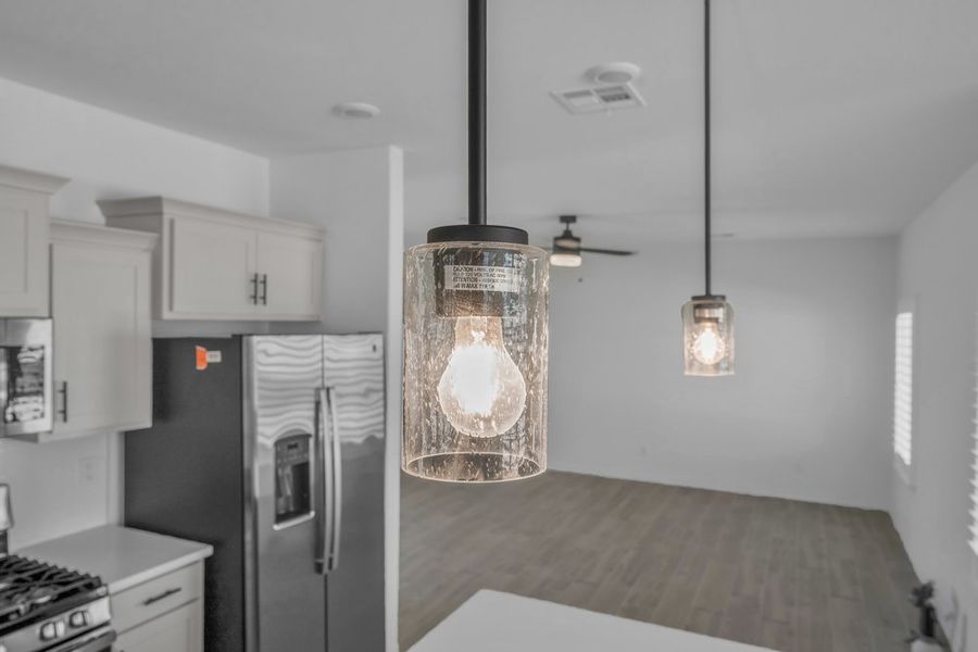 Representative furnished interior of a home built from the Bellagio 425SSC by Saratoga Homes in Paseo Del Este, El Paso (Image 10).