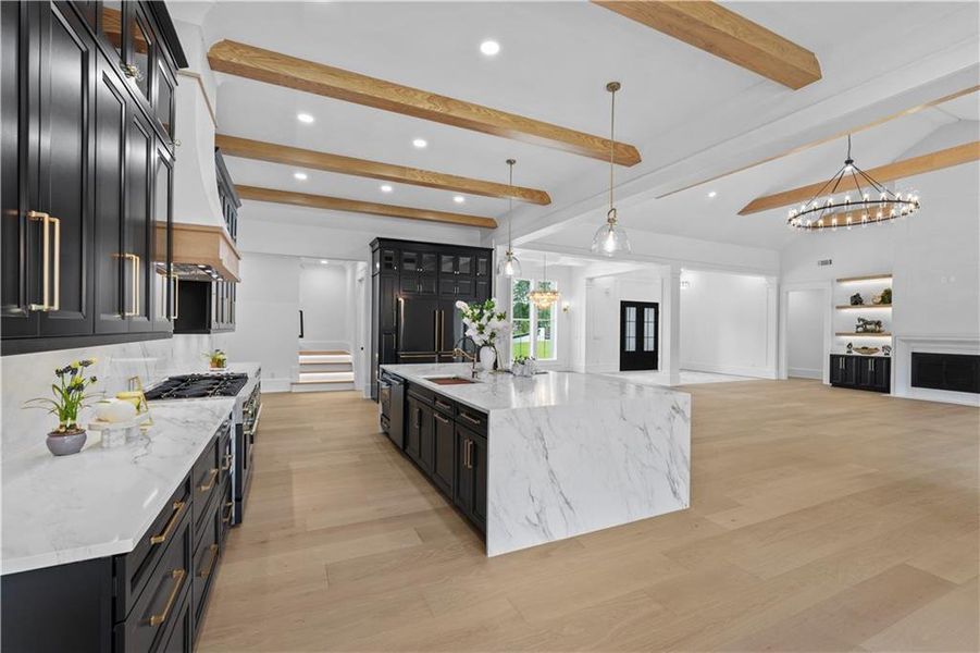 Furnished interior view inside a new home in , Monroe (Image 37).