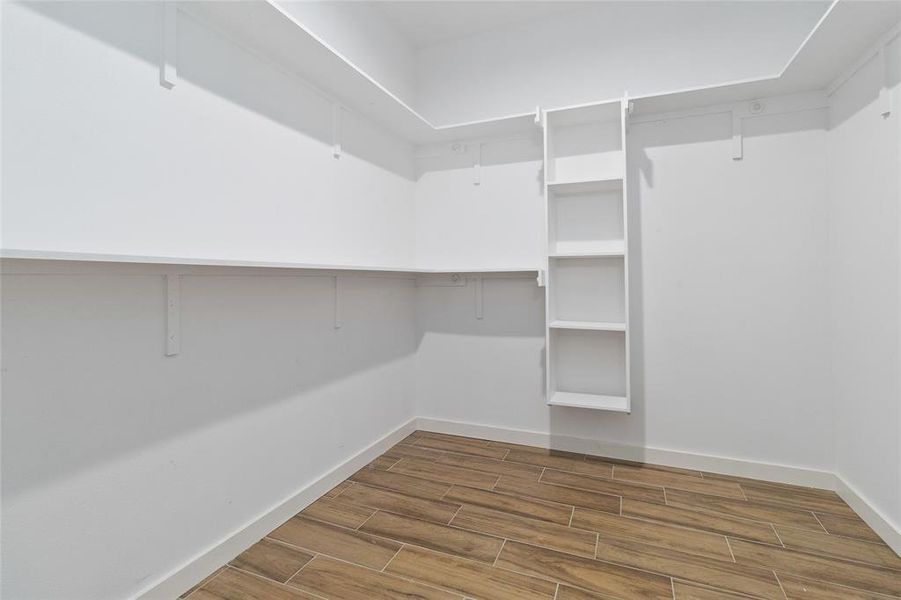 Primary walk-in closet