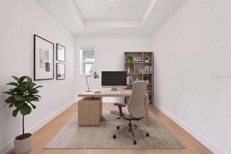 Furnished interior view inside a new home in , Palmetto (Image 18).