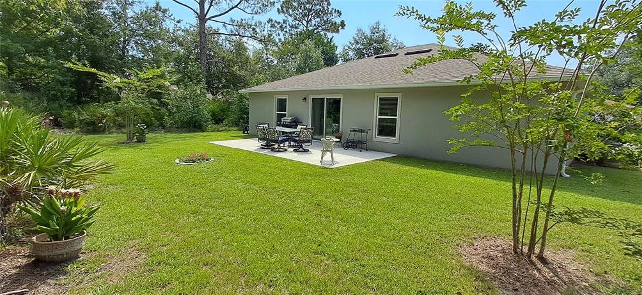 Exterior details and patio area of a home in , Palm Coast (Image 25). Exterior details and patio area of a home in , Palm Coast (Image 25).