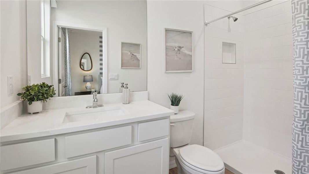 Furnished interior view inside a new home in Buchanan Trails, Newberry (Image 15).