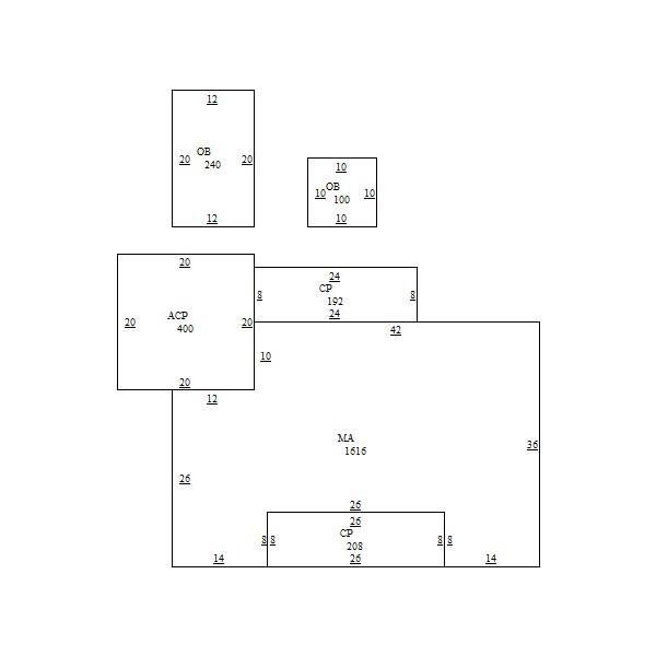 2D floor plan layout of this home in , Brownwood, TX (Image 3).