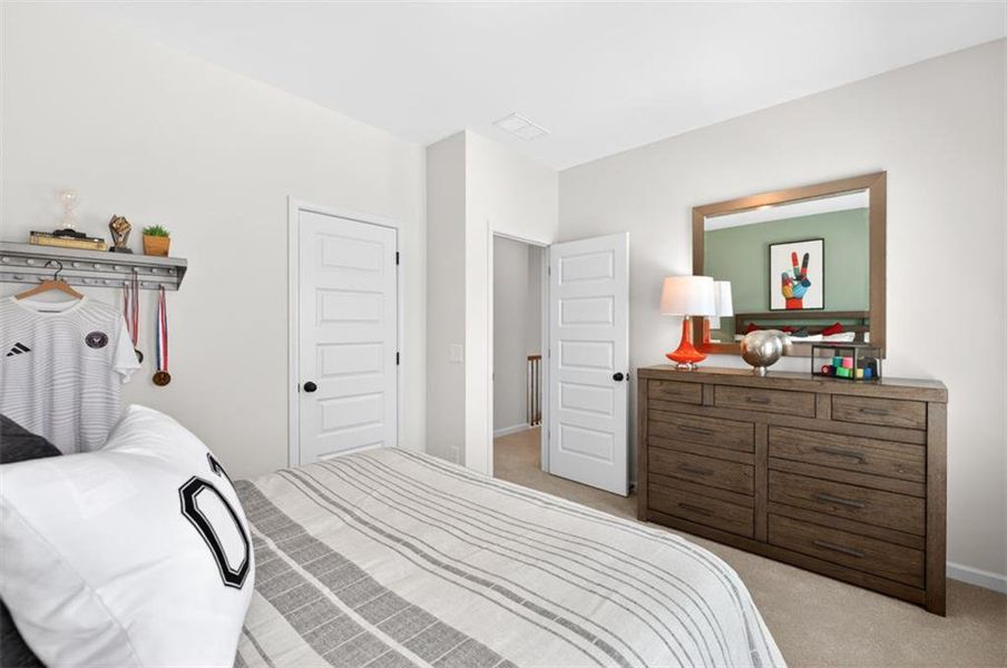 Furnished interior view inside a new home in The Stiles, Cartersville (Image 28).