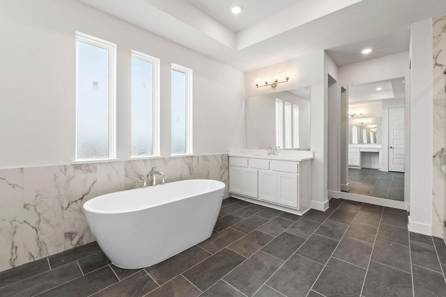 Furnished interior view inside a new home in Lariat, Liberty Hill (Image 13).