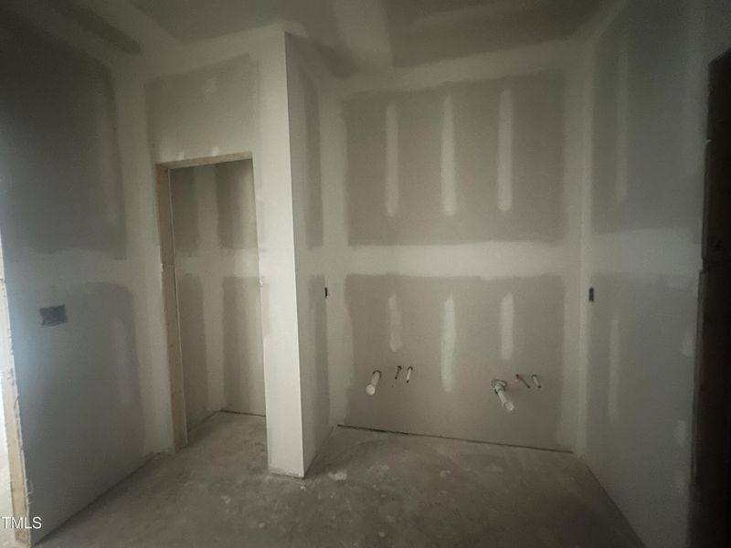 Primary Bath Vanity and Linen Closet