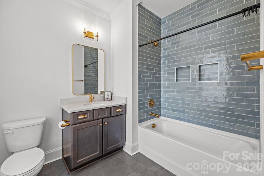 Furnished interior view inside a new home in , Indian Trail (Image 37).