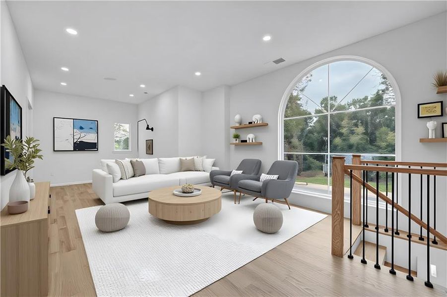 Furnished interior view inside a new home in , Decatur (Image 31).