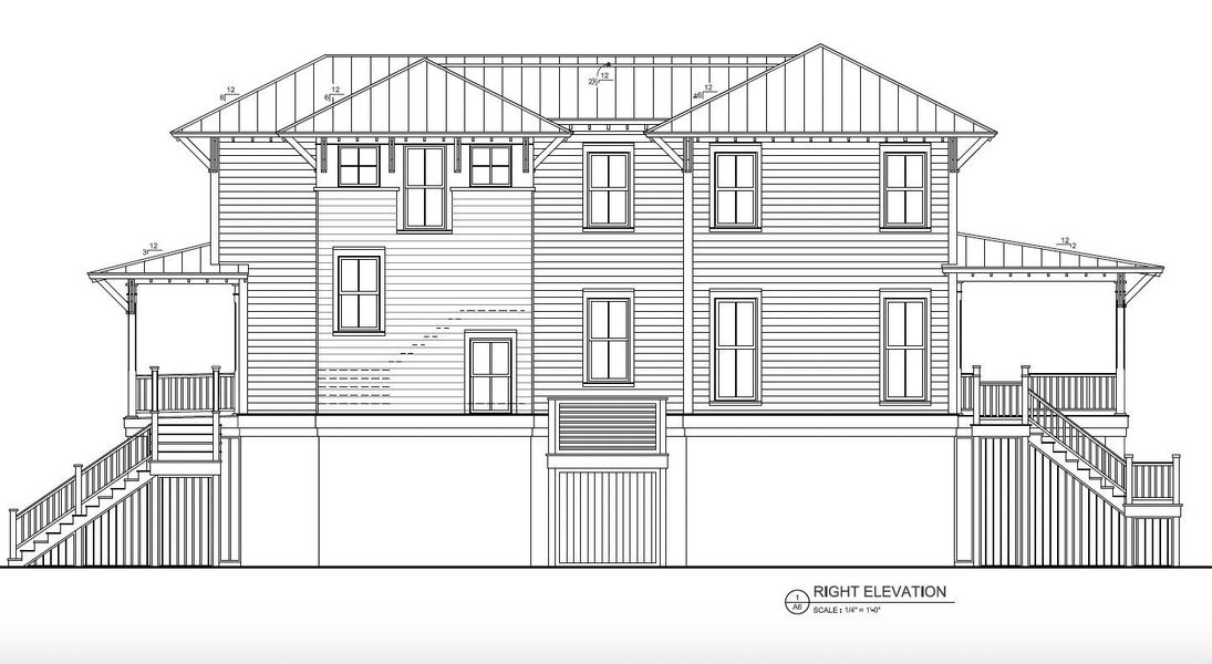 Exterior rendering of this home design in , Johns Island, SC (Image 6).