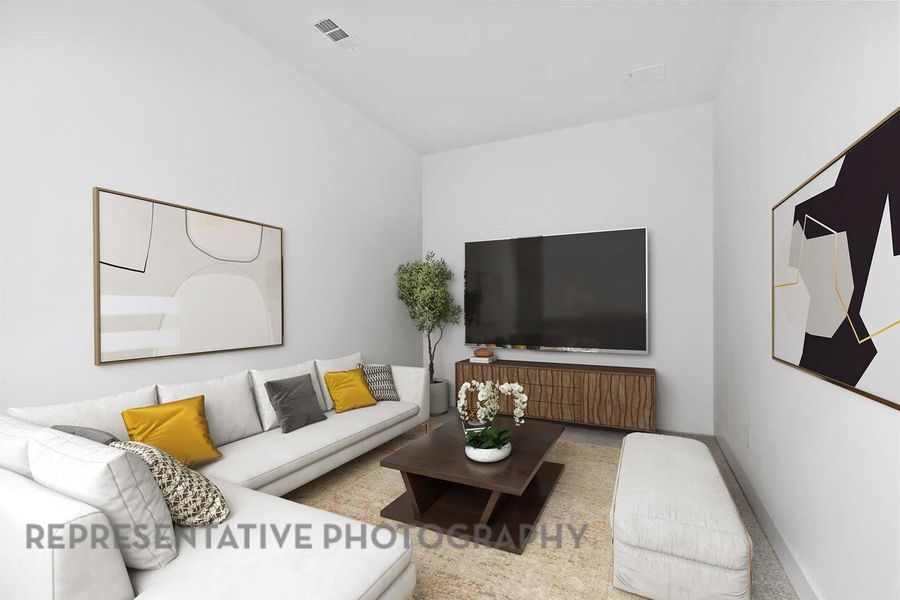 Furnished interior view inside a new home in Riceland, Mont Belvieu (Image 13).
