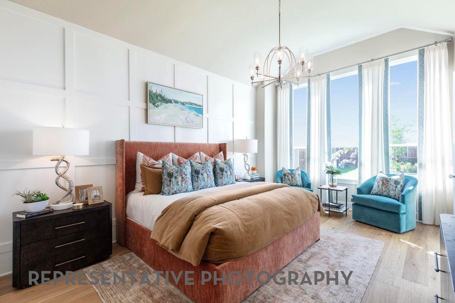 Furnished interior view inside a new home in 6 Creeks at Waterridge, Kyle (Image 19).