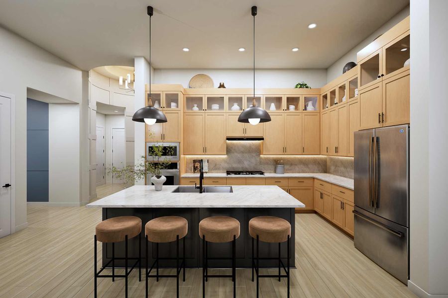 The Broxton - Optional Cooktop Kitchen