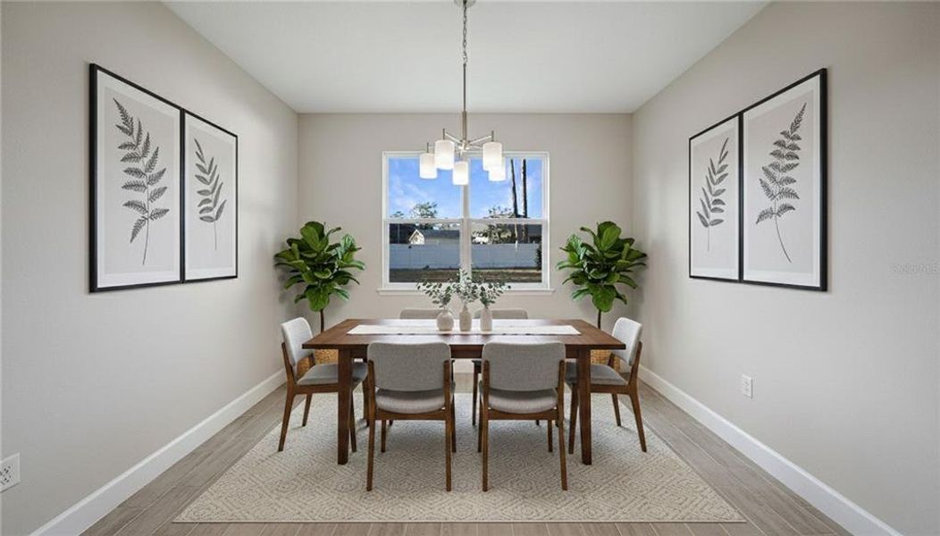 Furnished interior view inside a new home in , Palm Coast (Image 12).