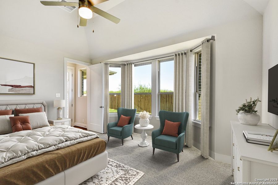 Furnished interior view inside a new home in Homestead, Schertz (Image 11).