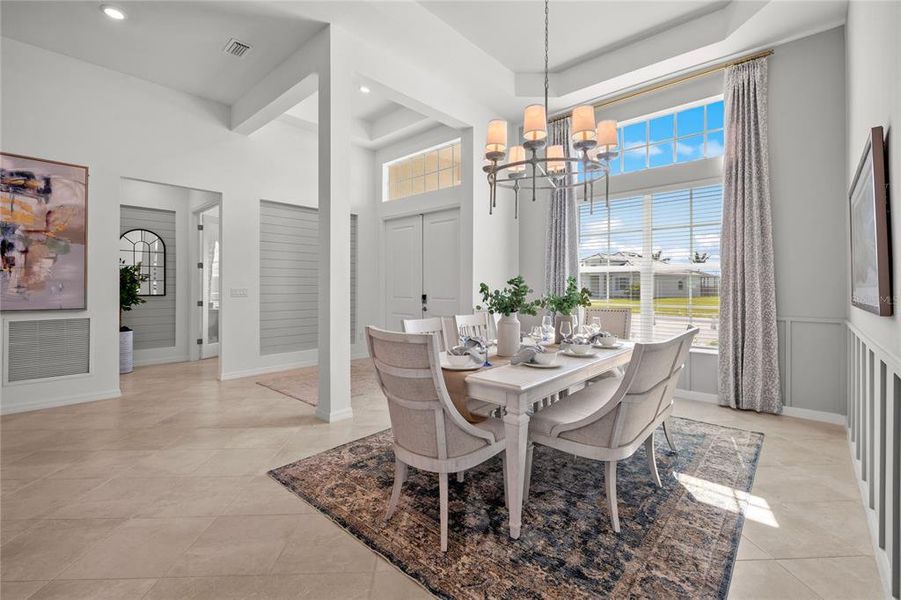 Furnished interior view inside a new home in Calusa Country Club, Lakewood Ranch (Image 6).