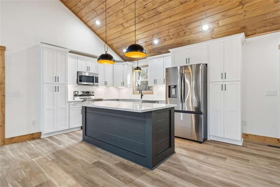 Furnished interior view inside a new home in , Ellijay (Image 11).