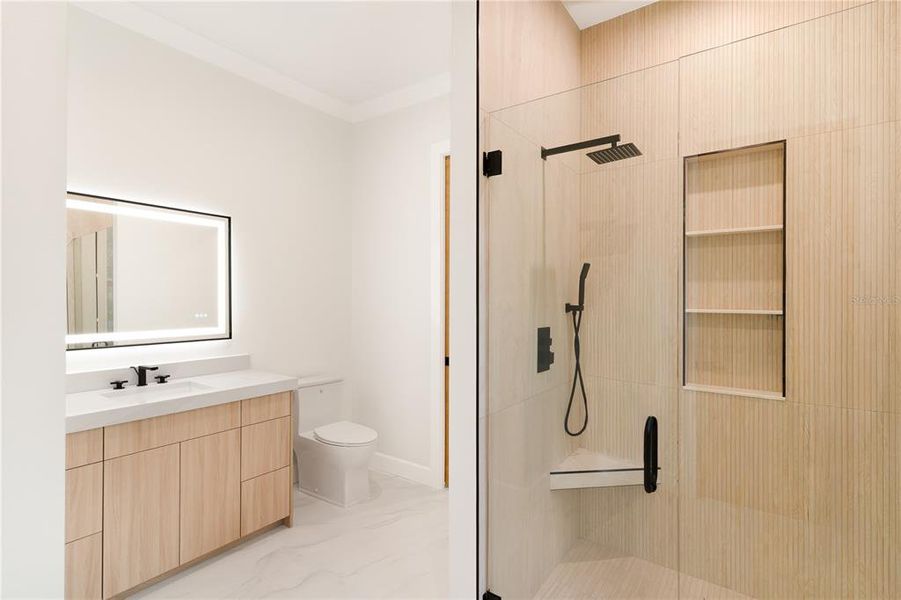 Furnished interior view inside a new home in , Nokomis (Image 13).