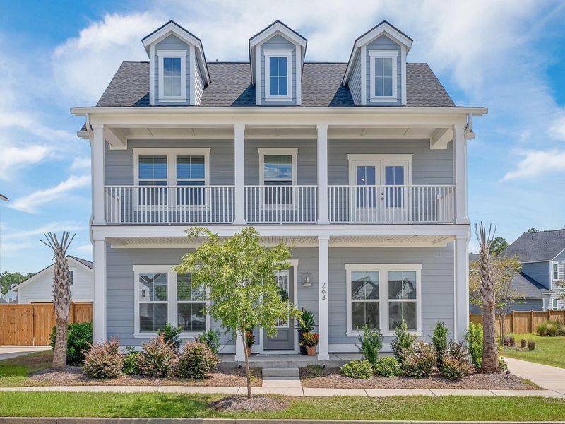 Front exterior of a new home in , Summerville, SC, highlighting curb appeal (Image 24).
