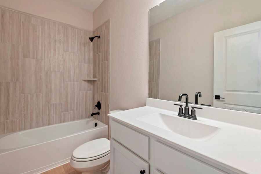 Furnished interior view inside a new home in Emberly, Beasley (Image 8).