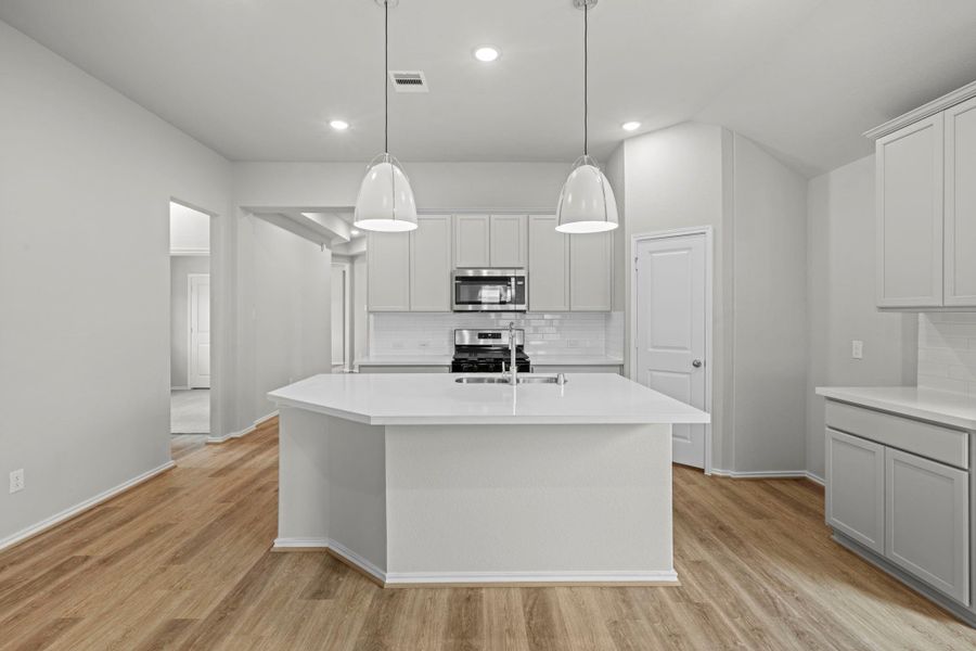 Furnished interior view inside a new home in The Trails, New Caney (Image 11). Furnished interior view inside a new home in The Trails, New Caney (Image 11).