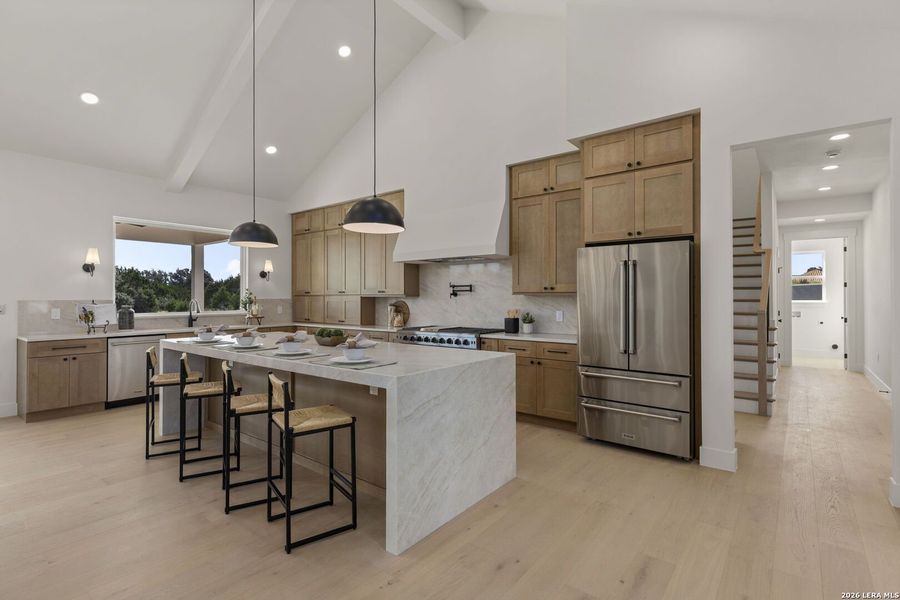 Furnished interior view inside a new home in , Bandera (Image 9).