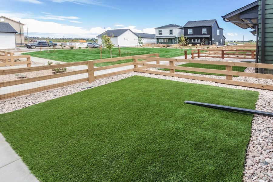 Exterior details and patio area of a home in Bloom, Fort Collins (Image 31).
