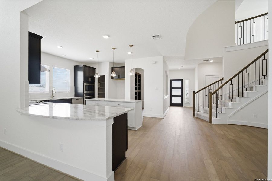 Furnished interior view inside a new home in Megan's Landing, Castroville (Image 9).