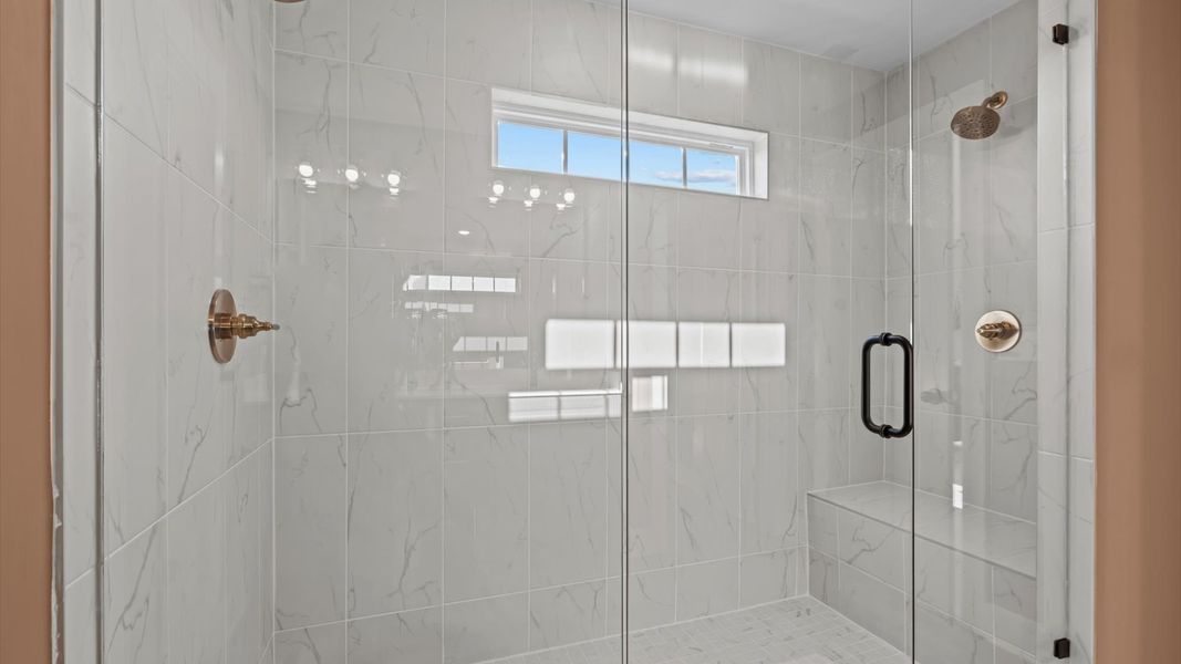 Primary Bathroom of The Drayton Design by DRB Homes
