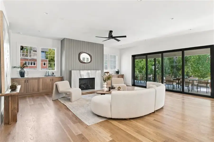 Furnished interior view inside a new home in , Atlanta (Image 17).