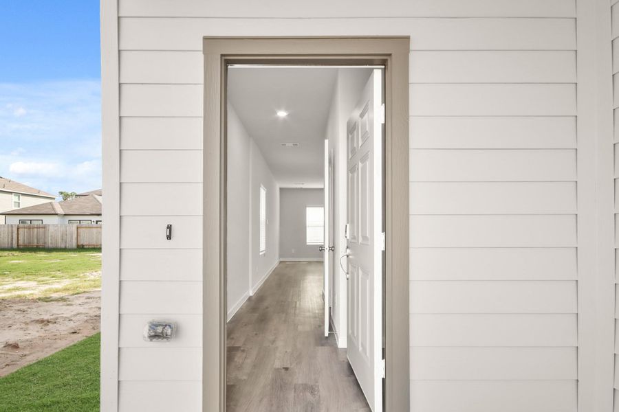 Exterior details and patio area of a home in Northpark South, Porter (Image 4). Exterior details and patio area of a home in Northpark South, Porter (Image 4).