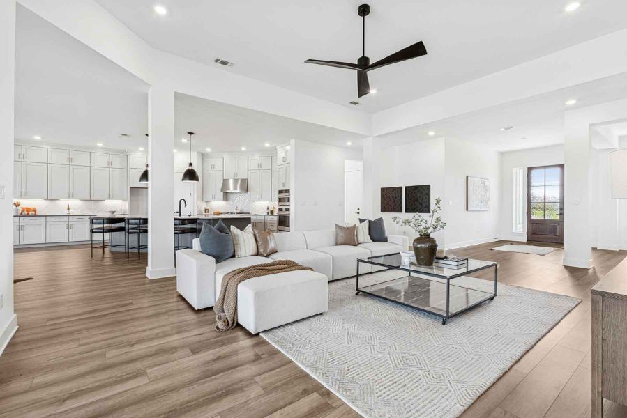 The Aldenridge - Family Room The Aldenridge - Family Room