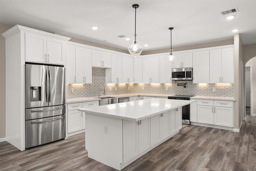 Another view of the kitchen