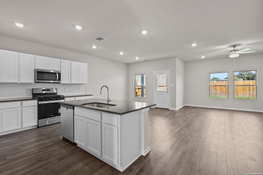 Furnished interior view inside a new home in Summerlin, San Antonio (Image 9).