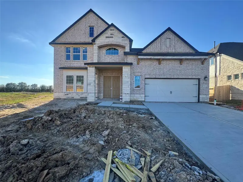 In-progress construction of a new home in Katy Lakes, Katy, TX (Image 5).