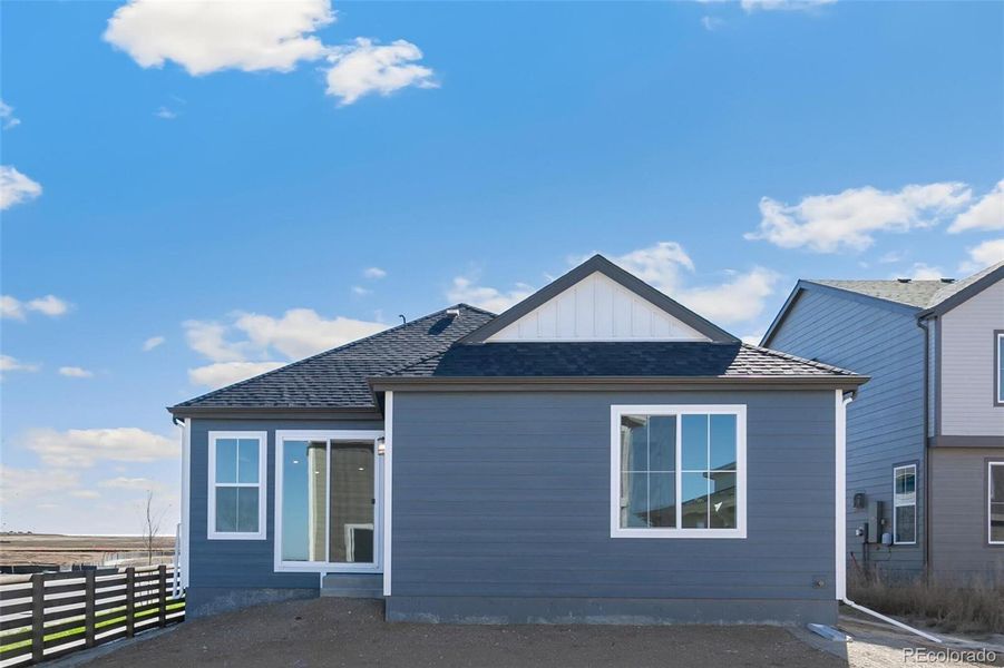 Exterior details and patio area of a home in Legato, Commerce City (Image 4).