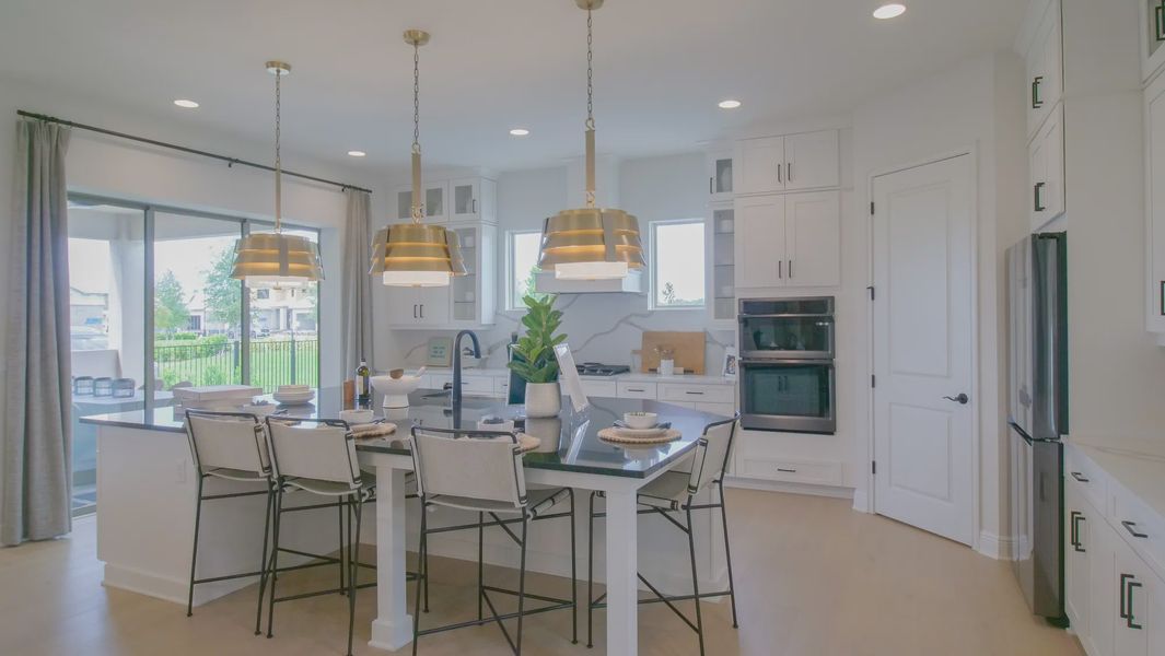 Representative furnished interior of a home built from the Torrey Pines II by Jones Homes USA in Reserve at Twin Lakes, St. Cloud (Image 13). Representative furnished interior of a home built from the Torrey Pines II by Jones Homes USA in Reserve at Twin Lakes, St. Cloud (Image 13).