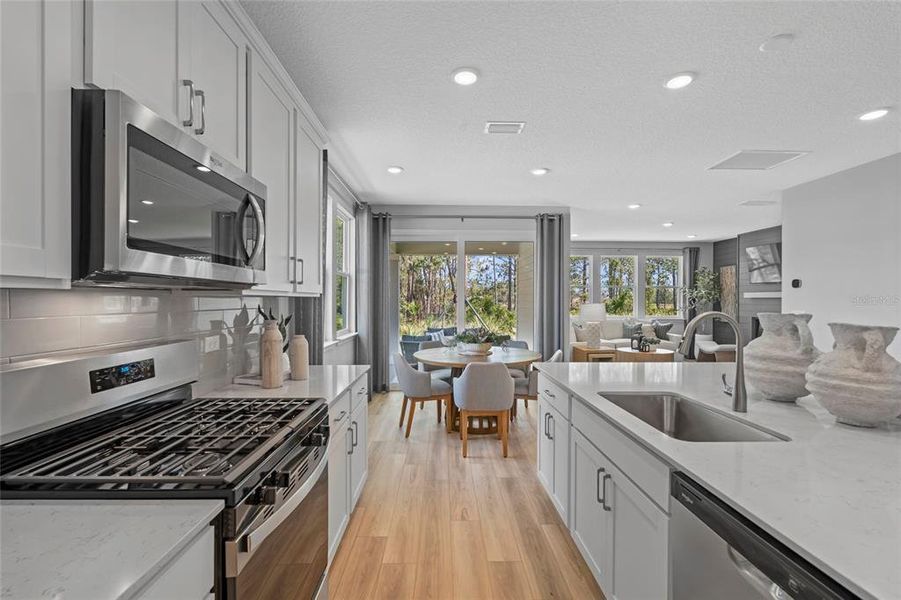 Furnished interior view inside a new home in Reserve East, Flagler Beach (Image 9).