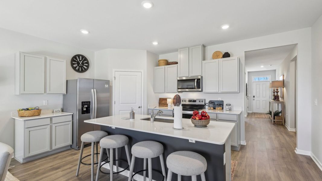 Furnished interior view inside a new home in The Parks, White House (Image 5).