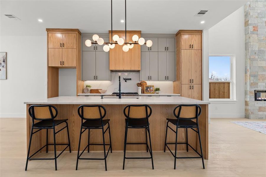 Furnished interior view inside a new home in , Dallas (Image 3).