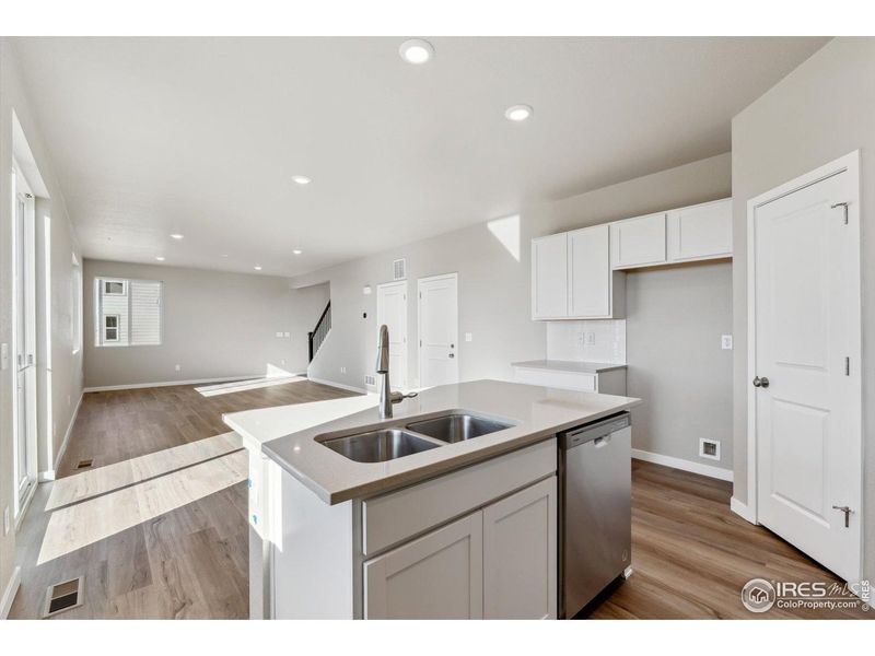 Furnished interior view inside a new home in The Overlook at Johnstown Farms, Johnstown (Image 6). Furnished interior view inside a new home in The Overlook at Johnstown Farms, Johnstown (Image 6).