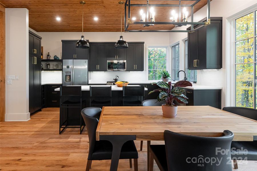 Furnished interior view inside a new home in , Sylva (Image 16).