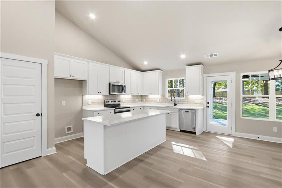 Furnished interior view inside a new home in , Hartwell (Image 6).