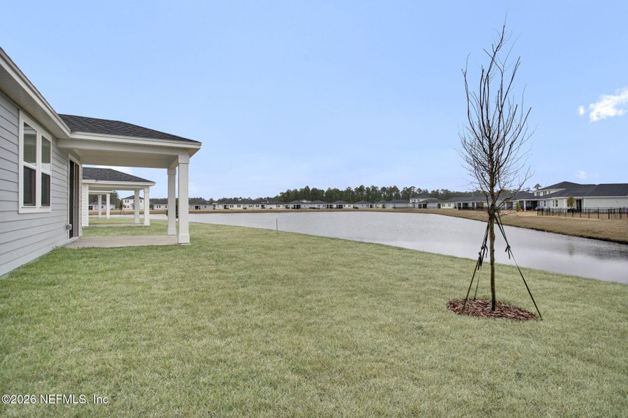 Exterior details and patio area of a home in , Palm Coast (Image 3). Exterior details and patio area of a home in , Palm Coast (Image 3).