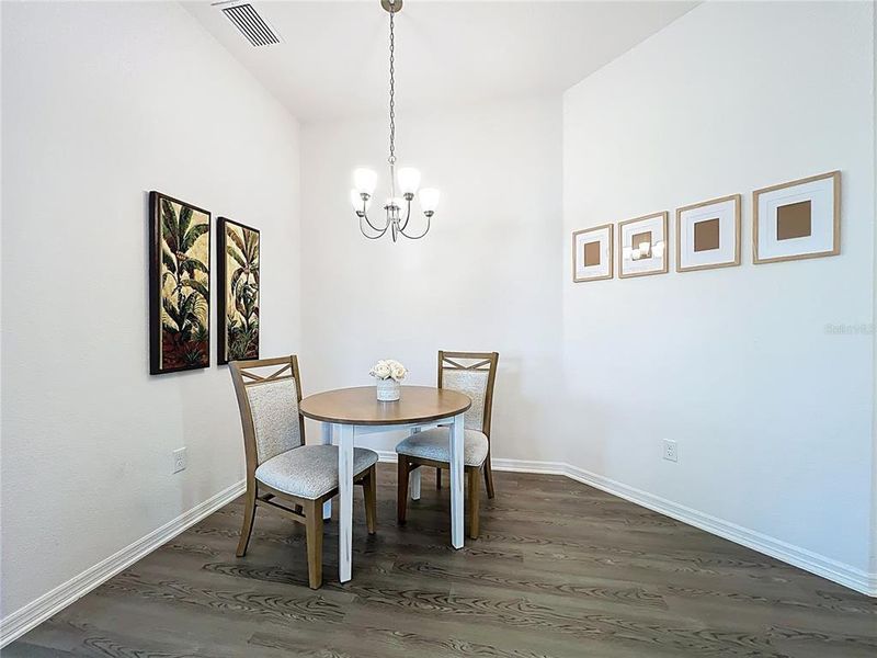 Furnished interior view inside a new home in , The Villages (Image 6).
