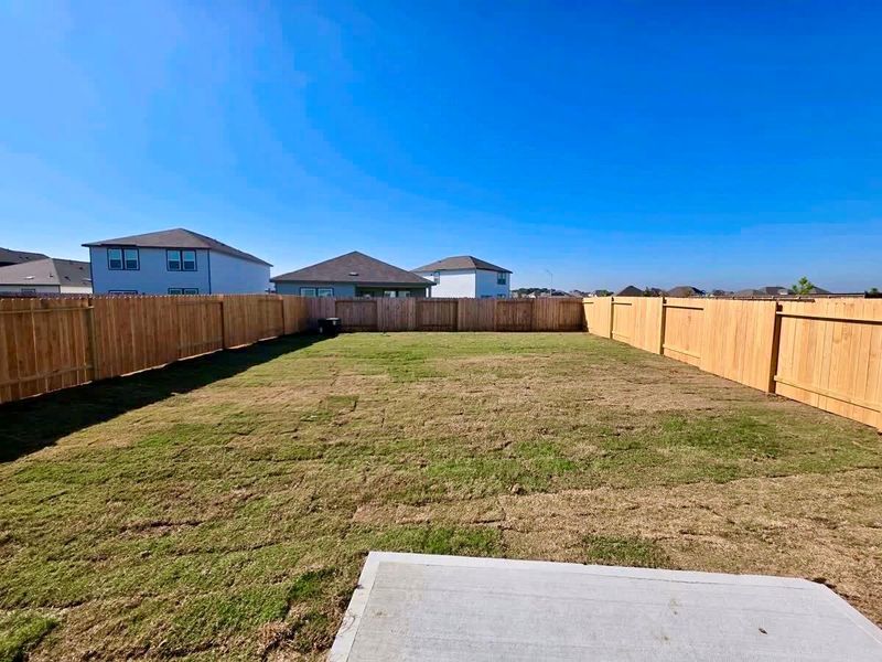 Exterior details and patio area of a home in Cedar Pointe, Crosby (Image 3).