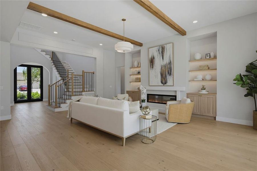Furnished interior view inside a new home in , Winter Park (Image 10).