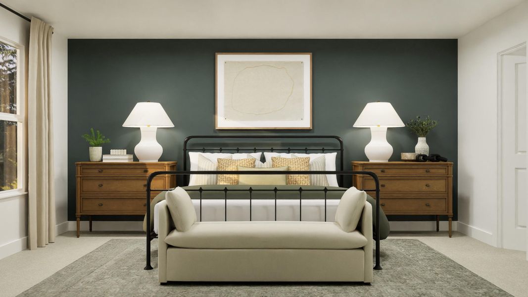 Furnished interior view inside a new home in Cypress Preserve: Juniper Collection, Moncks Corner (Image 11). Furnished interior view inside a new home in Cypress Preserve: Juniper Collection, Moncks Corner (Image 11).